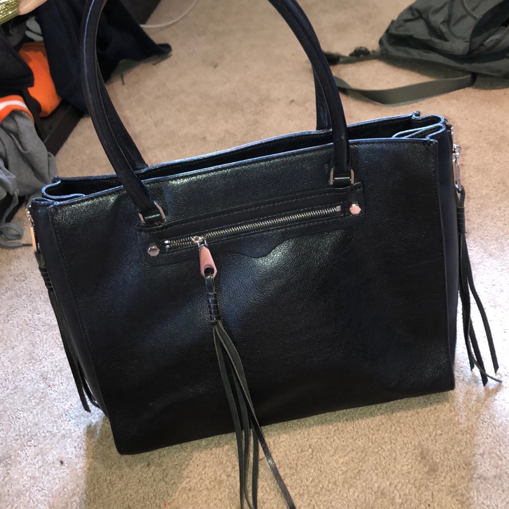 Rebecca Minkoff black tote bag